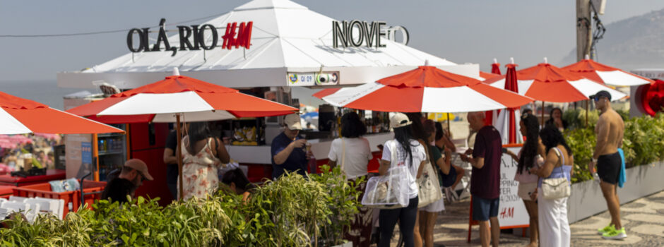 Olá, Rio: H&M mantém ativações na orla após inauguração da primeira loja na cidade