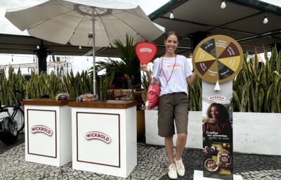 Wickbold promove degustações na orla com pães especiais e brindes ao longo do mês de maio