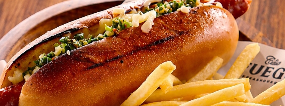 Novidade na orla: conheça o Choripan do Quiosque Casa Fuego