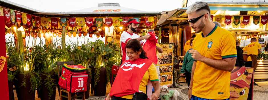 iFood segue com ativações interativas e transforma a orla carioca em pontos de experiência com brindes exclusivos