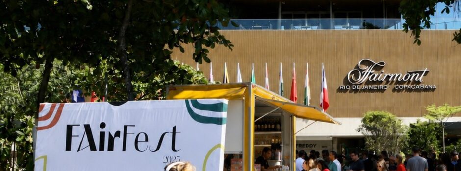 FairFest 2026: Fairmont Rio Celebra 7 Anos com Festival gratuito em frente ao Quiosque Tropìk