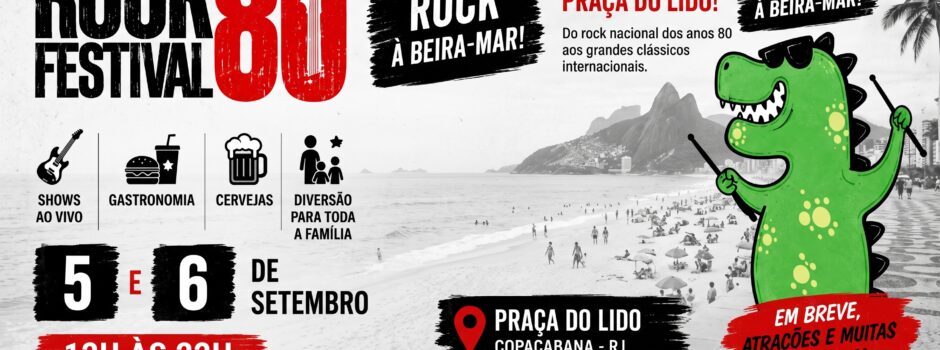 Rock 80 Festival chega à Copacabana