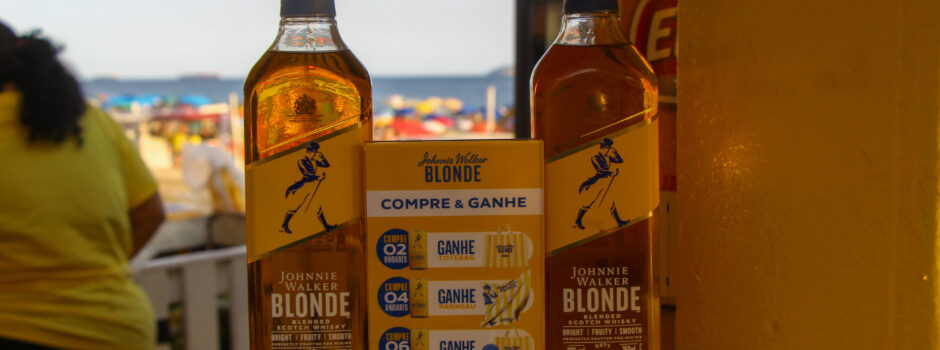 Johnnie Walker entra no clima do Rock in Rio com brindes exclusivos na orla