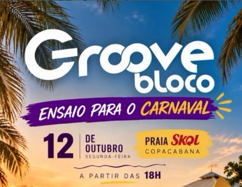 Ensaio do Groove Bloco no Praia Skol