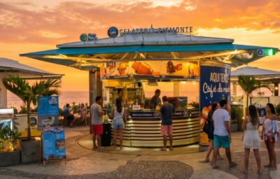 Sunset Vibes no Quiosque Gelateria Piemonte | 17h